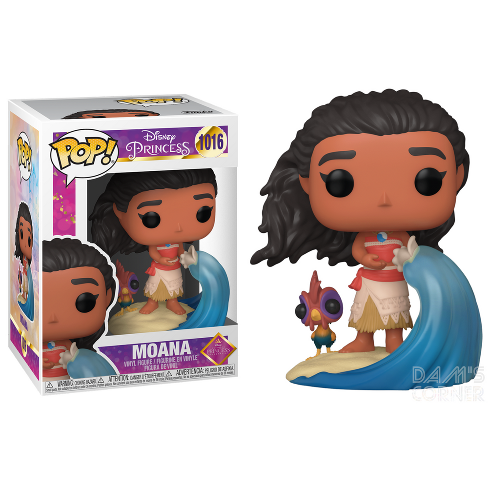 The figurine funko pop Vaiana with Pua in the  video My